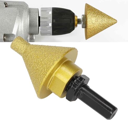 Diamond Beveling Chamfer Bit 38mm Diameter Hole Enlarging Trimming Grinding Bit with M14 Adaptor Rod in Saudi Arabia