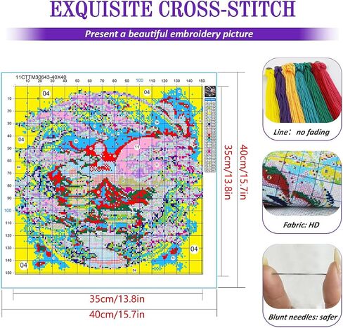 DREAM MOON TREE CASTLE موضوع مجموعة الطلاء غرزة ، الحرف اليدوية للفنون ، 11CT Cross Schitch Decorative Painting ، Giftmed Handmade. الحرف التطريز لزينة المنزل (اللون ب) in Kuwait