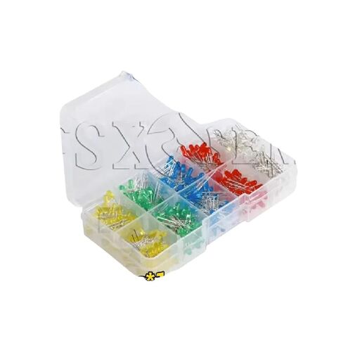 5Color x100pcs 3 مم الصمام الثنائي الصمام الثنائي F3 أبيض أخضر أحمر أزرق صفراء صفراء أبيض داي مربع صمام ديود ينبعث منه جديد للوصول 2025 عالية للجودة in Kuwait