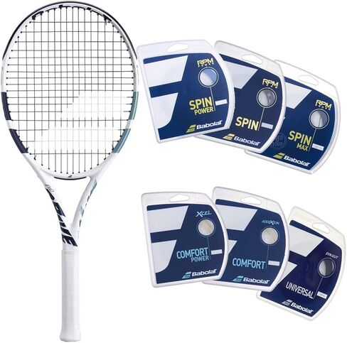 Babolat Evo Drive Lite 2nd Gen Tennis Racquet (White) – Custom Strung with Your Choice String in Saudi Arabia