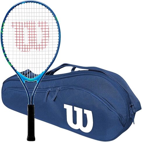 Wilson US Open Junior Tennis Racquet مجمعة مع حقيبة التنس 2.5 - بداية مثالية للأطفال من العمر 3-10 in Kuwait