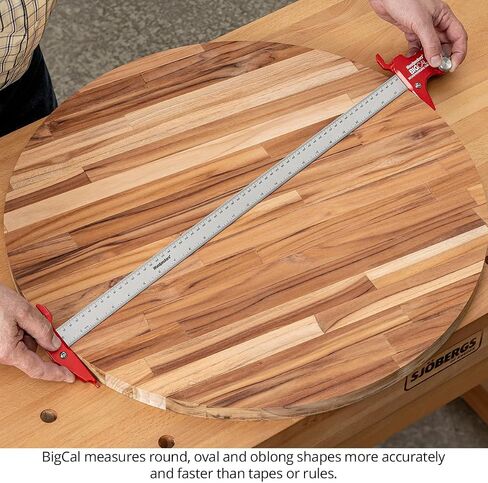 Woodpeckers Bigcal Woodworking Calipers مجموعة Deluxe ، 12in/300mm و 24in/600mm ، مصنوعة الولايات المتحدة ، مراجع وخارجية مراجع وعمق - BC -DLX in Saudi Arabia