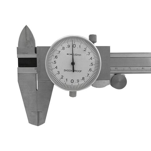 150mm Precision Stainless Steel Metric Dial Caliper 0.02mm Graduation Shockproof in Saudi Arabia