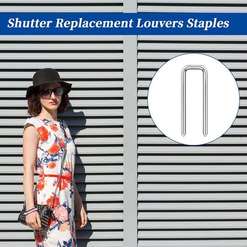 80 قطعة من المواد الغذائية من المواد الغذائية ، استبدال Staples Staples Staples Staples Hardware Att Sterware Kit Window Blind Tilt Rod Staples لإصلاح الأعمى (0.6 × 0.2 بوصة) in Saudi Arabia