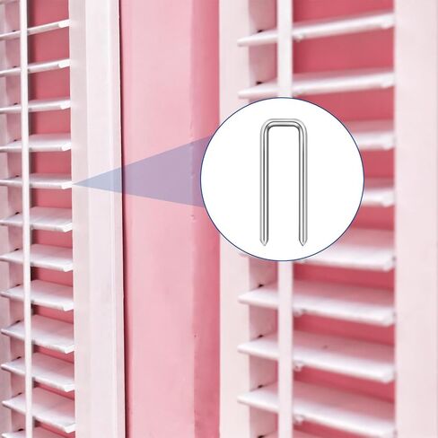 80 قطعة من المواد الغذائية من المواد الغذائية ، استبدال Staples Staples Staples Staples Hardware Att Sterware Kit Window Blind Tilt Rod Staples لإصلاح الأعمى (0.6 × 0.2 بوصة) in Saudi Arabia