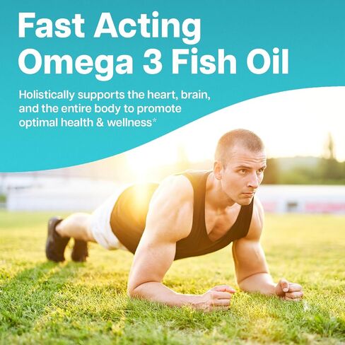 Mini Fish Oil Softgels – Odorless, Burpless & Easy to Swallow – 1500mg Omega-3 with EPA & DHA – Advanced Formula Fish Oil Minis – Smaller Than a Dime – Wild Caught – 90 in Saudi Arabia