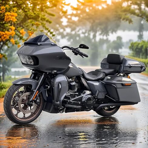 Motorcycle Windshield for Harley Touring Road Glide FLTR 2015-2022 (Smoke) in Saudi Arabia