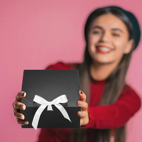 Unicopak 6 Pack 8x8x4 صناديق هدايا بيضاء مع أغطية للهدايا مربع هدايا بيضاء للهدايا للهدايا حفل زفاف عيد ميلاد مربع اقتراح in Kuwait