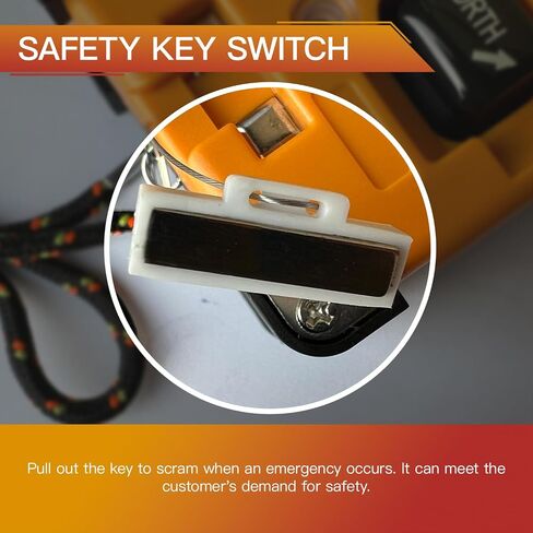F23-BB Industrial Remote Controller, 8 Buttons Switches Hoist Crane Control Lift Remote Control with Two Transmitter and One Receiver (F23-BB 2 Transmitter 12-48V DC) in Saudi Arabia