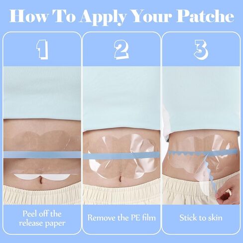 Bonuci 30 Pcs Tummy Lift Tapes, 9.8 x 4.3 Inch Invisible Waterproof Oval Lift Cellulite Adhesive Bikini Tuck Swimsuit Tapes for Women Skin Lifting Inner Tummy Breast Thigh Belly Sagging Loose Beauty in Kuwait