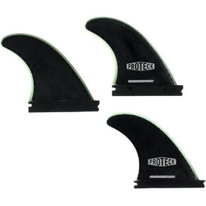 Pro Teck Perform Reg Flex 4.25" Black / Smoke Futures Fin System in Saudi Arabia