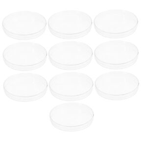 Pretyzoom 10pcs أطباق Petri ليد لألواح أجار المختبر للثقافة صواني الثقافة السطحية السطحية in Kuwait