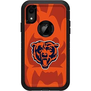 Skinit Decal Skin Compatible with OtterBox Defender iPhone XR - Officially Licensed NFL Chicago Bears Double Vision Design in Kuwait