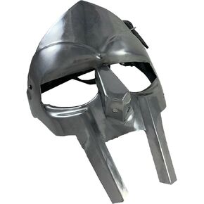 قناع المحارب في القرون الوسطى MF Doom Gladiator Mask Madvillain 18g Mild Steel Face Armor Armor Armor Arming Assume Roleplay in Kuwait