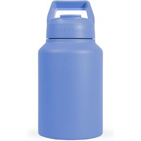 Hydrojug Sport - زجاجة ماء من الفولاذ المقاوم للصدأ مع القش ، معزول الفراغ ، 64 أوقية زجاجة ماء مقاومة للتسرب ، تصميم مريح ، قابلة لإعادة الاستخدام ، آمنة غسالة الصحون ، قاعدة مطاطية ، متينة للصالة الرياضية أو في الهواء الطلق ، الأسود in Kuwait