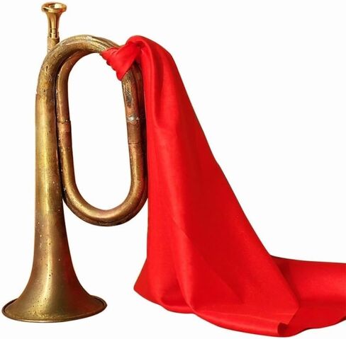 Bugle Step Bugle Charge Bugle Trumpet Bronze Horn School Drum Team Big Horn Trade Trade Wind Instruments (Dotheoldstormtroupers) in Saudi Arabia