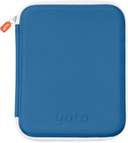 YOTO Card Case in Blue Bird – Kids Accessory, Soft Portable Folder with Zipper & 64 Pockets for Player & Mini Audiobook Cards, Binder Sleeve Holder for Travel in Saudi Arabia