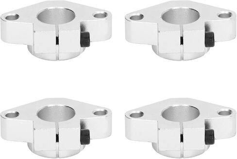Rail Guide Support Aluminum Alloy Linear Motion Rail Shaft Bracket High Frictional Resistance Precise Rotation Smooth Motion Heavy Duty Bearing Capacity for Industrial Robots (SHF20) in Saudi Arabia