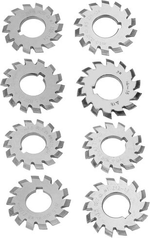 High Speed Steel Gear Cutter Cutting Tool Industrial Supplies M1.5 20° 5mm 6mm 8Pcs Gear Cutter in Saudi Arabia