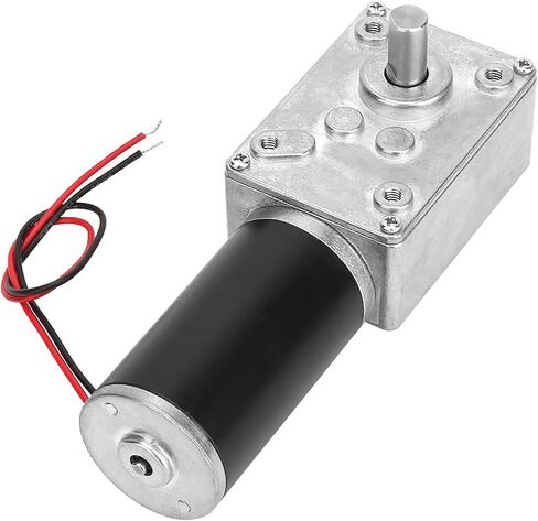 12V Gear Motor, Speed Reduce Electric Motor Reversible Electric Gearbox Motor 8mm Shaft Gear Motor Motor Replacement Parts (12V,10RPM) in Saudi Arabia