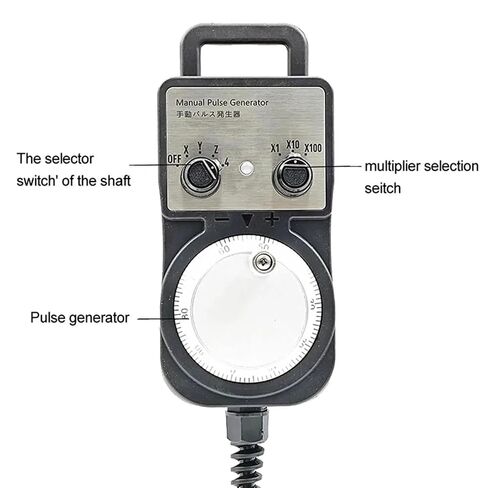 4-axis 6-axis Electronic Handwheel Encoder Handheld Encoder MPG Controller Manual Pulse Generator with LED Indicator Light(6 Axis) in Kuwait