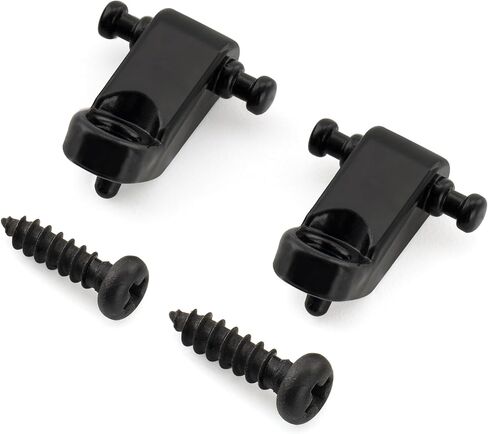 MusicLily Pro String Guides Trees Trees for Fender American Standard Style Electric Guitar ، Black (مجموعة من 2) in Kuwait