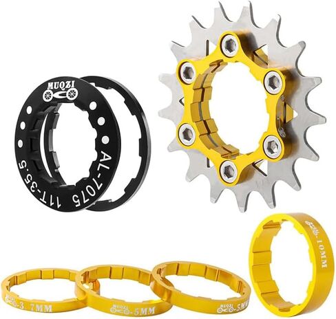 Bike Single Speed Conversion Kit 12T13T/14T/15T/16T/17T/18T/19T/20T/21T/22T Bicycle Single Speed Cassette & Spacers Accessories in Saudi Arabia