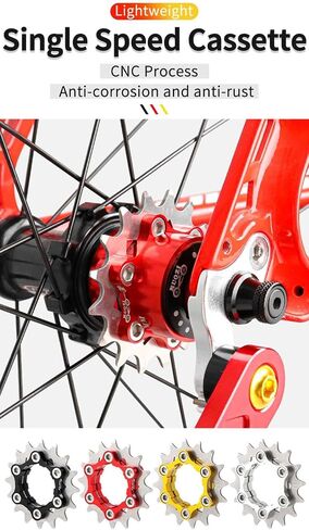 Bike Single Speed Conversion Kit 12T13T/14T/15T/16T/17T/18T/19T/20T/21T/22T Bicycle Single Speed Cassette & Spacers Accessories in Saudi Arabia