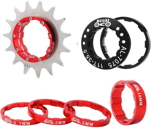 Bike Single Speed Conversion Kit 12T13T/14T/15T/16T/17T/18T/19T/20T/21T/22T Bicycle Single Speed Cassette & Spacers Accessories in Saudi Arabia