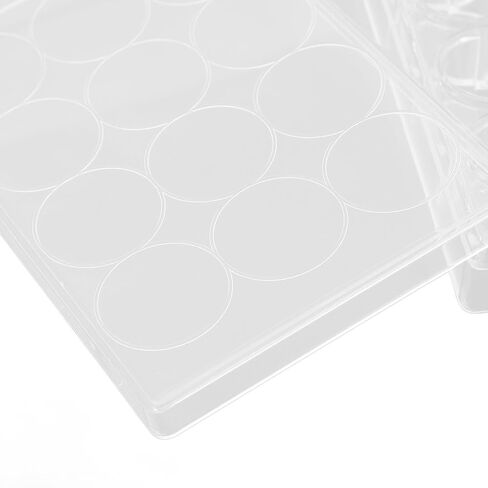 Sterile Petri Dishes,10 PCS Thickness Uniform Highly Transparent Culture Plate Tissue Culcure Plate with Lids for Laboratory Biology Room (6-Hole) in Saudi Arabia