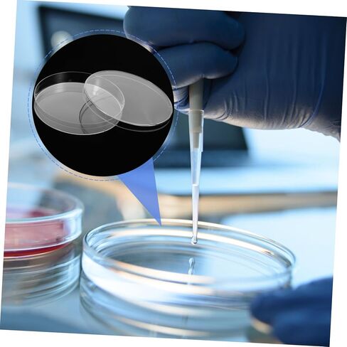Pretyzoom 10pcs أطباق Petri ليد لألواح أجار المختبر للثقافة صواني الثقافة السطحية السطحية in Kuwait
