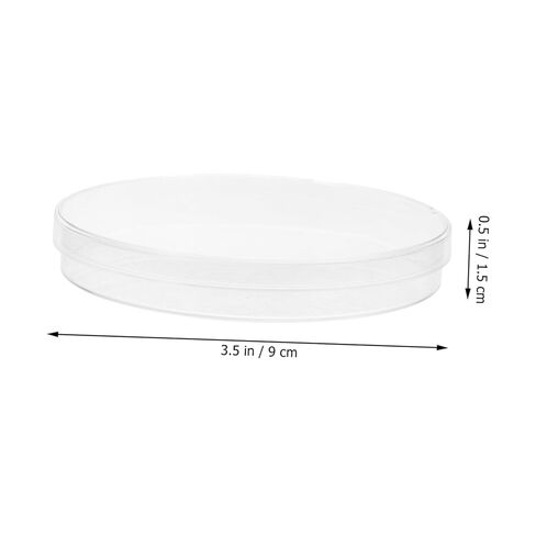 Pretyzoom 10pcs أطباق Petri ليد لألواح أجار المختبر للثقافة صواني الثقافة السطحية السطحية in Kuwait