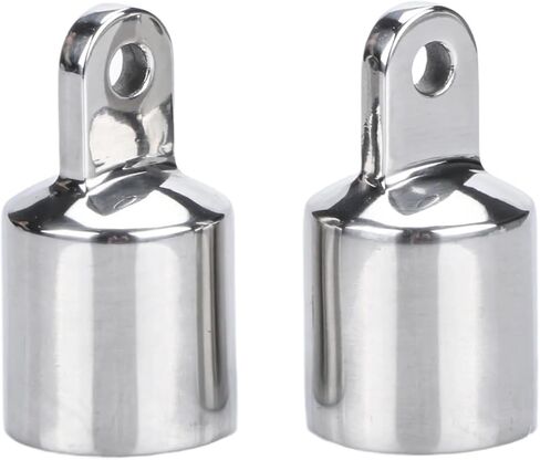 2 Pieces Boat 1" Bimini Parts Accessories 316 Stainless Steel Slip Cap Boat Fittings Hardware Yacht in Saudi Arabia