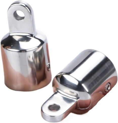 2 Pieces Boat 1" Bimini Parts Accessories 316 Stainless Steel Slip Cap Boat Fittings Hardware Yacht in Saudi Arabia