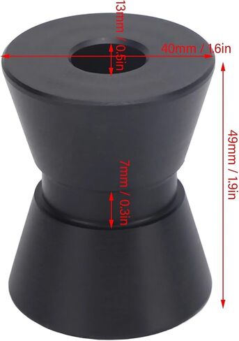 القوارب القوس مقطورة Roller 40x49mm امتصاص الصدمات المضاد للصدأ لحماية الهيكل وتخزينه in Saudi Arabia