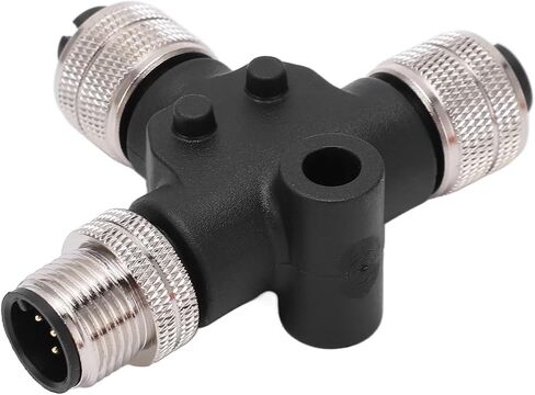 ملحقات القوارب TEE T CONNECTOR FITTING M12 THERM IP67 مقاوم للماء in Saudi Arabia