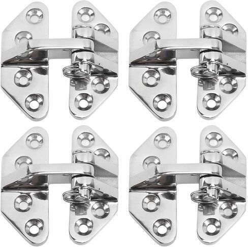 4pcs 70 × 67 مم من الفولاذ المقاوم للصدأ الفولاذ المقاوم للصدأ الافلام الإكسسوارات أجهزة الأجهزة لليخوت الألياف الزجاجية اليخوت القابلة للنفخ in Saudi Arabia