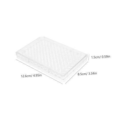 GLEAVI 2 pcs Disposable Cell Culture Plate with Lid Plastic Tissue Cultivation Plate for Lab Suitable for Cell Adherence Growth in Saudi Arabia