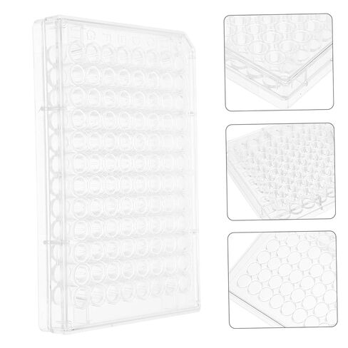 GLEAVI 2 pcs Disposable Cell Culture Plate with Lid Plastic Tissue Cultivation Plate for Lab Suitable for Cell Adherence Growth in Saudi Arabia