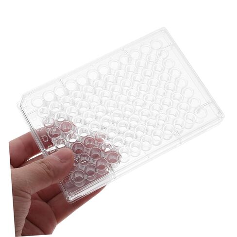 GLEAVI 2 pcs Disposable Cell Culture Plate with Lid Plastic Tissue Cultivation Plate for Lab Suitable for Cell Adherence Growth in Saudi Arabia