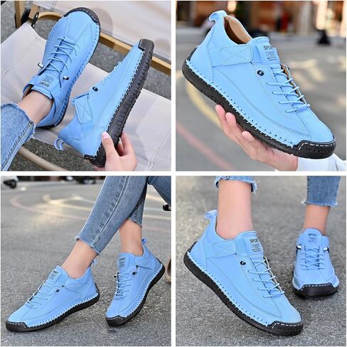 أحذية المرأة غير الرسمية أحذية الكاحل تشوكا تنزلق على المتسكعون القابل للتنفس أحذية رياضية مصنوعة يدويًا in Kuwait