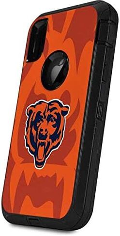 Skinit Decal Skin Compatible with OtterBox Defender iPhone XR - Officially Licensed NFL Chicago Bears Double Vision Design in Kuwait