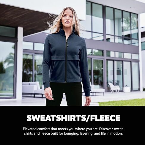 OGIO Women's Luuma Full Zip Fleece | Comfortable Jacket for Spring & Fall, Lightweight Zip Up for Casual Wear & Workouts in Saudi Arabia