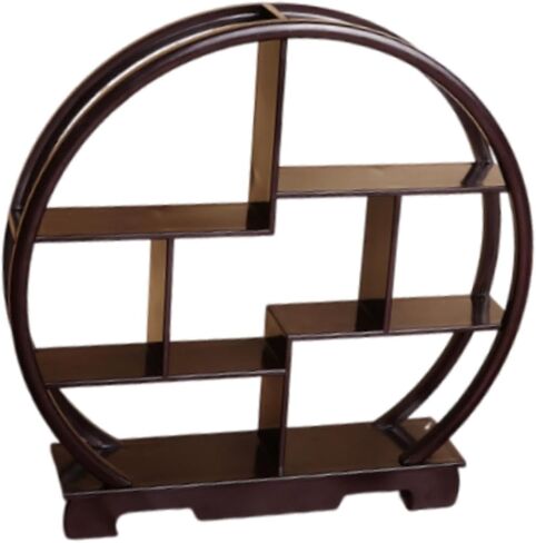 Wooden Dessert Display Shelf Figure Storage Rack Pantry Organizer Chinese Style Chinese Display Stand for Restaurant Desktop , brown in Saudi Arabia