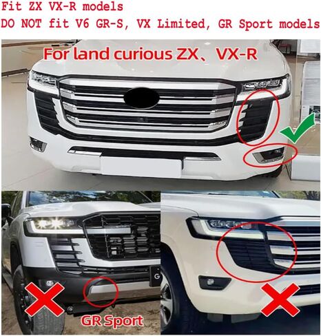 amopacorp for 2024 2025 Toyota Tacoma SR SR5 TRD Sport Limited Trailhunter Car Exterior Accessories Fog Lamp Kits Sequential White LED DRL Daytime Running Lights with Amber Turn Signal 2PCS in Kuwait