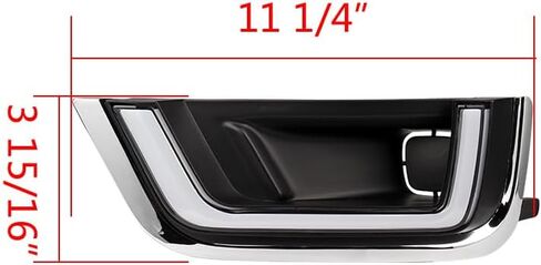 amopacorp for 2024 2025 Toyota Tacoma SR SR5 TRD Sport Limited Trailhunter Car Exterior Accessories Fog Lamp Kits Sequential White LED DRL Daytime Running Lights with Amber Turn Signal 2PCS in Kuwait