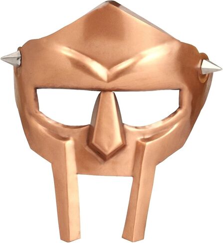 قناع المحارب في العصور الوسطى MF Doom Gladiator Mask Madvillain 18g Mild Steel Face Armor Armor Mask Complemes Roleplay Comple in Saudi Arabia