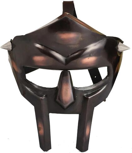 Medieval Warrior Steel Mask MF Doom Gladiator Mask Madvillain 18g Mild Steel Face Armor mask Replica Roleplay costume in Saudi Arabia