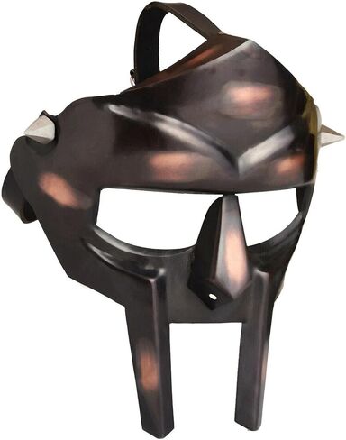 Medieval Warrior Steel Mask MF Doom Gladiator Mask Madvillain 18g Mild Steel Face Armor mask Replica Roleplay costume in Saudi Arabia