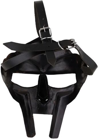 Medieval Warrior Steel Mask MF Doom Gladiator Mask Madvillain 18g Mild Steel Face Armor mask Replica Roleplay costume in Saudi Arabia